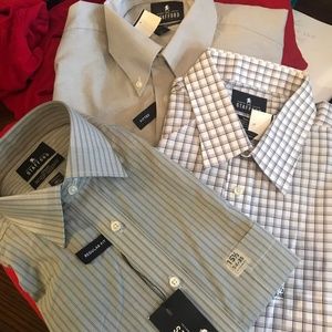 Men's Strafford Travel Dress Shirts NWT